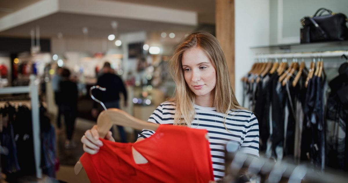 woman shopping at bluewater