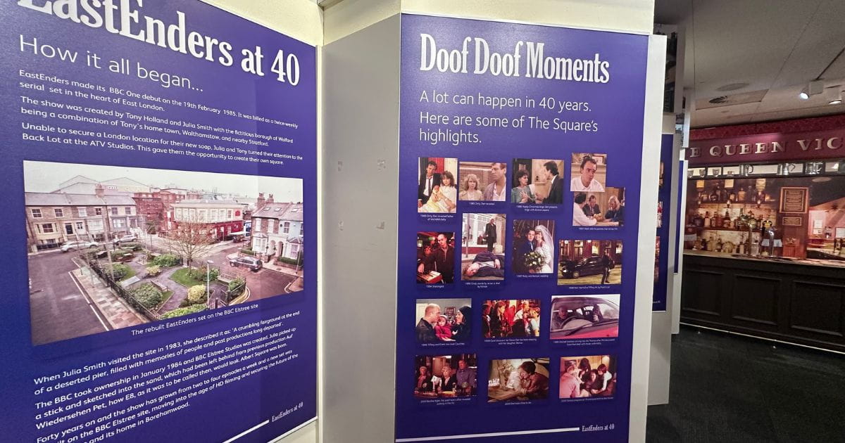 Fourty years of Eastenders museum exhibit