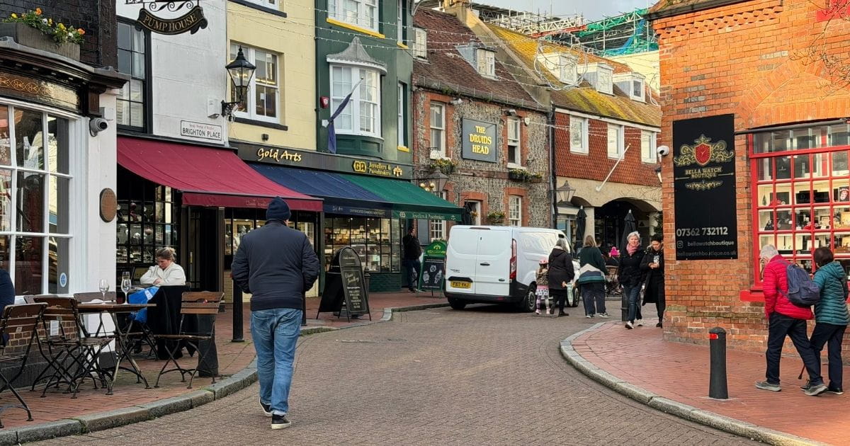 The Lanes shopping in Brighton