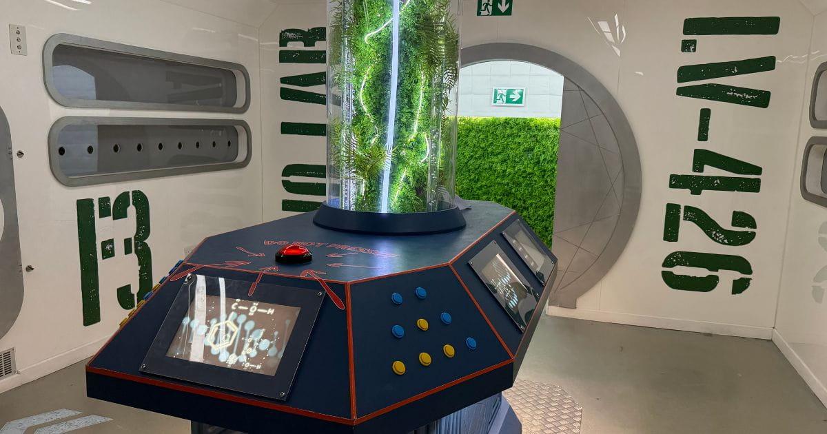 Crystal Maze Live Experience London futuristic zone