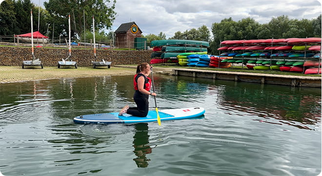 Paddleboarding in Welwyn Garden City