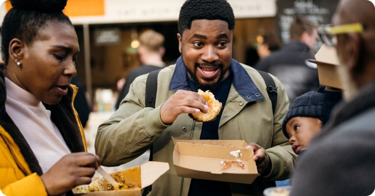 Borough market places to eat near London Bridge