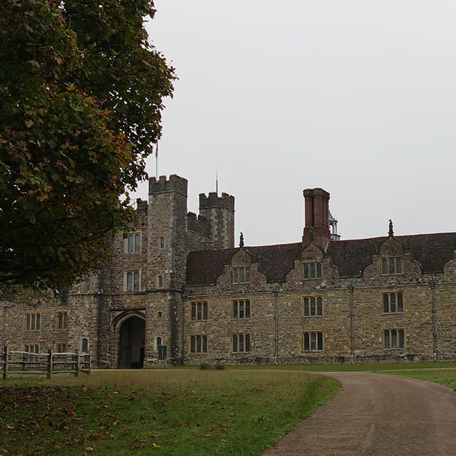 Ouside view of Knole House at Knole Park