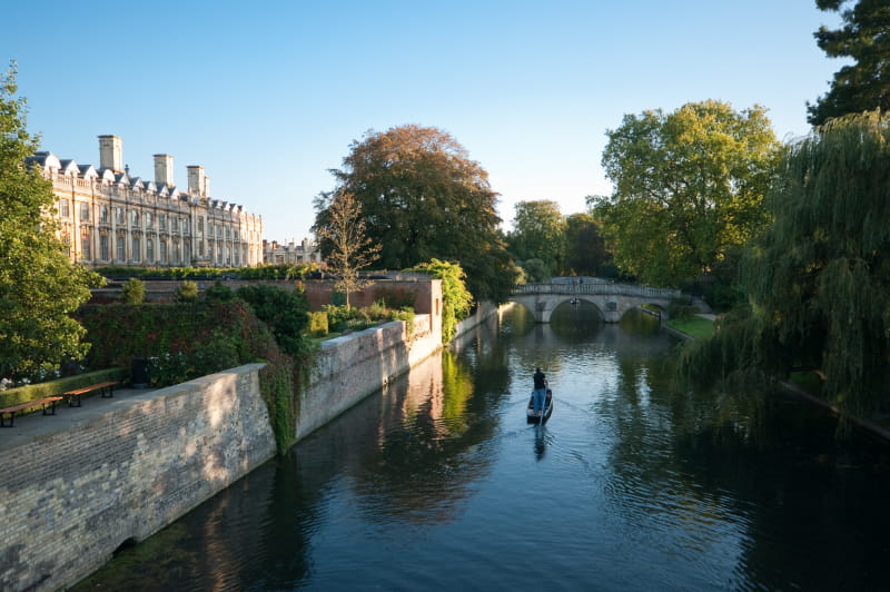 a bridge over a river