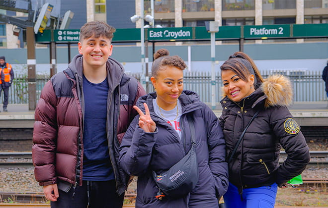 Destination Dash team members for Thameslink