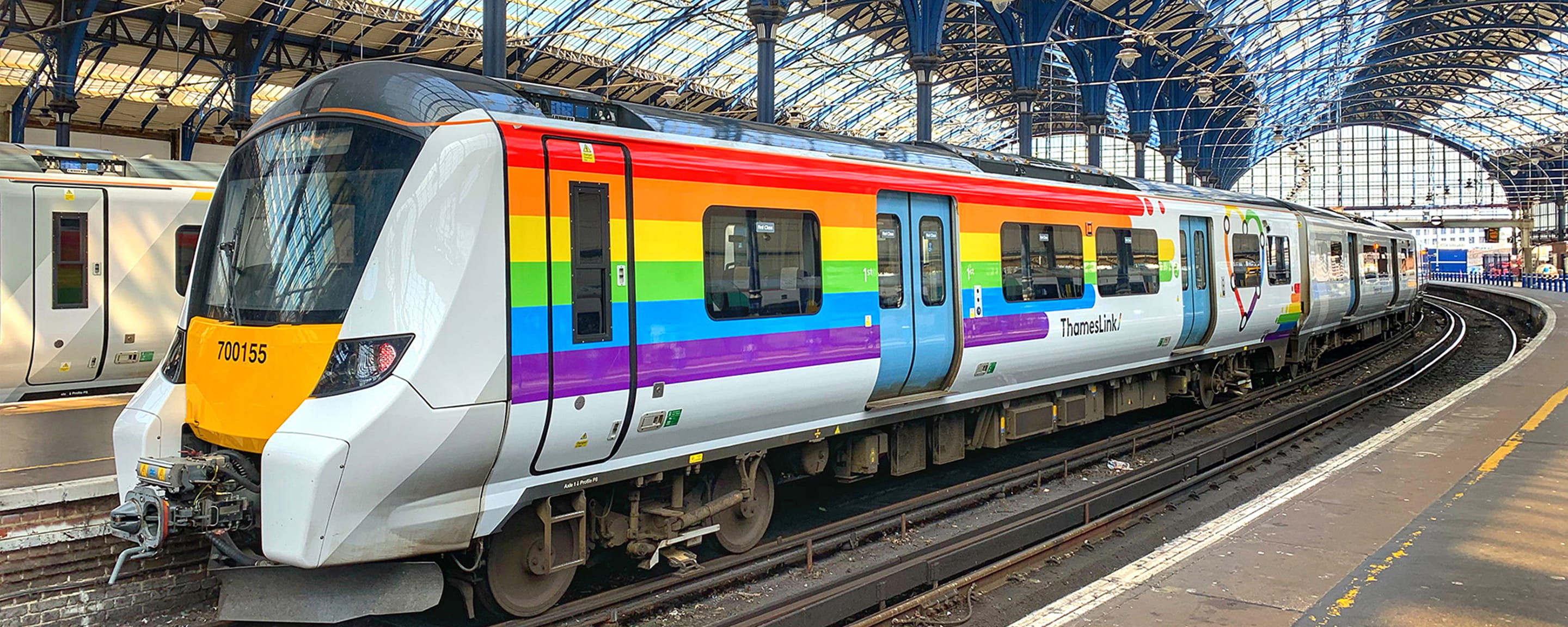 Thameslink trainbow