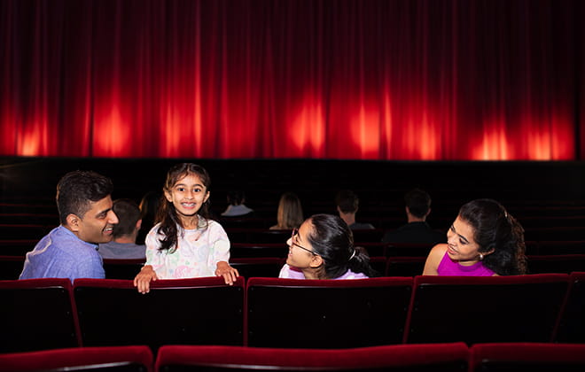 kids in a theatre