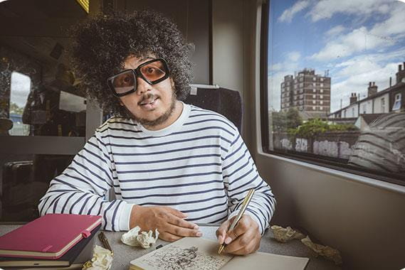 Stories of rail - Clouds by Nathan Byron