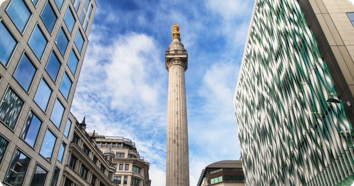 Monument to the fire of London
