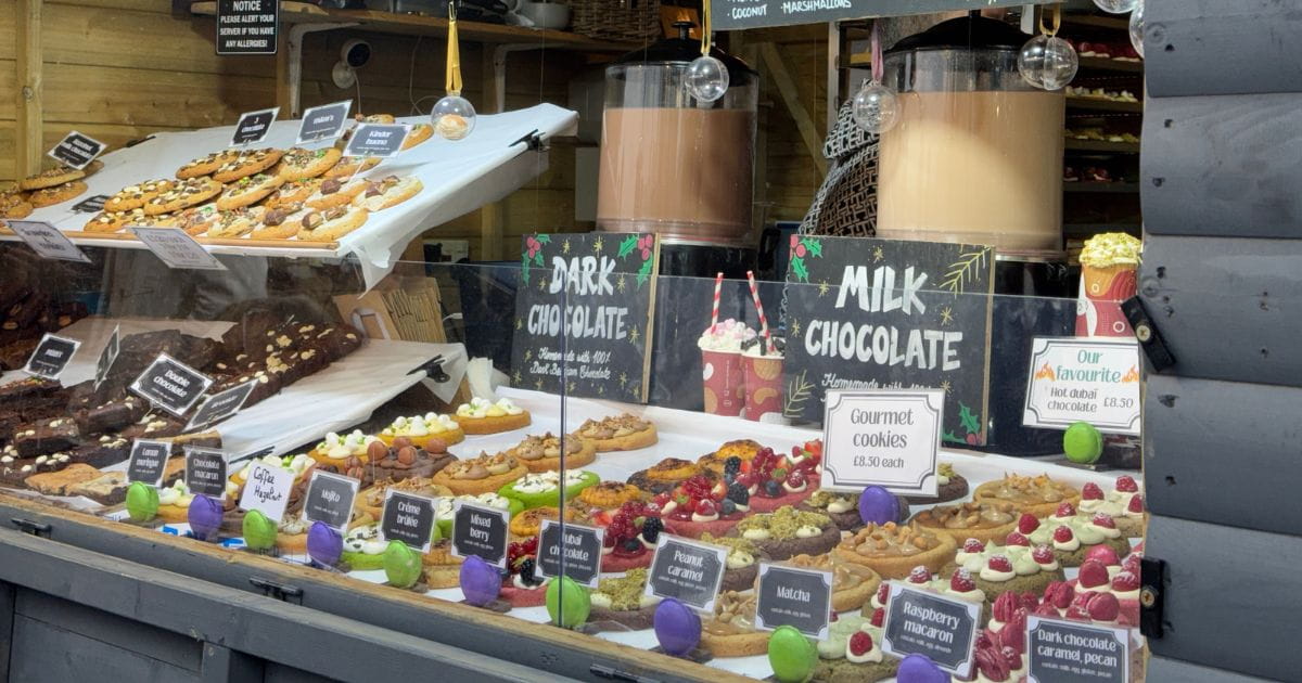 Gourmet Cookies at Winter by the river London